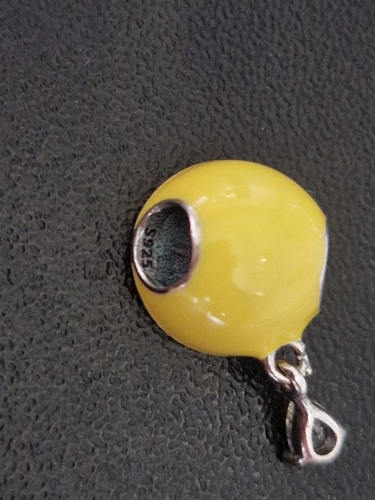 Charms  zawieszka cytryna  srebro 925