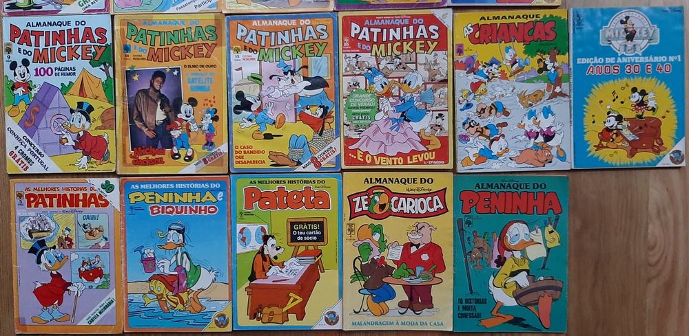 Revistas Disney anos 80