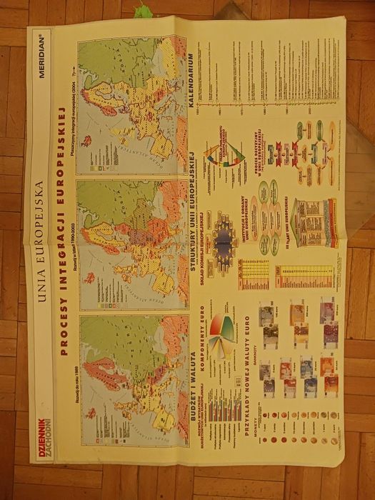 Mapa dydaktyczna dodatek Dziennik Zachodni