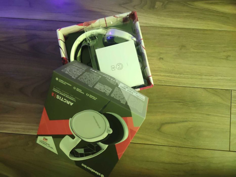 Słuchawki SteelSeries Arctis 3 Białe