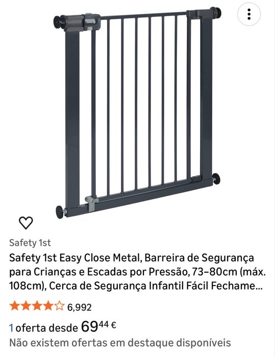 Portão/ cerca infantil/cão SAFETY