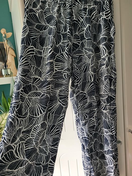 Spodnie letnie szerokie M/L Yessica