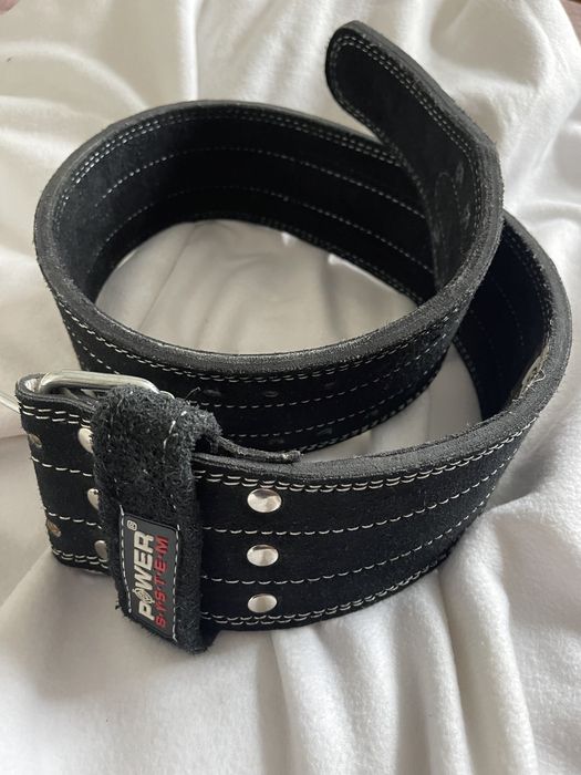 Пояс Power System PS-3800 PowerLifting шкіряний Black  XXl