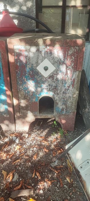 Cuba de cimento.