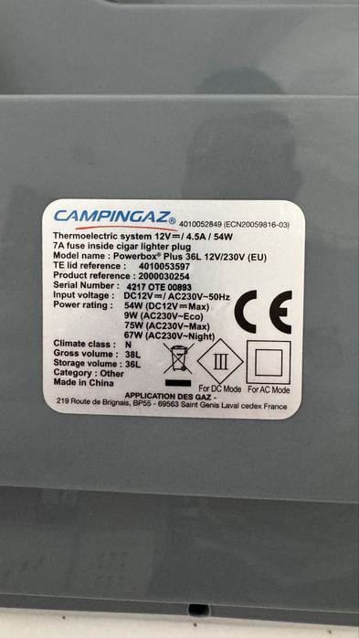 Geleira Campingaz Powerbox Plus 36 L