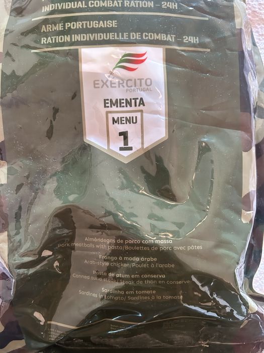 Ração de Combate Exército Português MRE