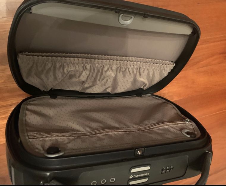 Necessaire bolsa tiracolo Sansonite verde escuro