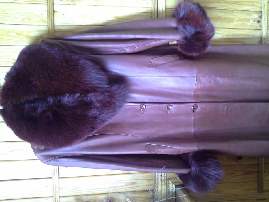 Кожаное пальто. Новое. 50-52