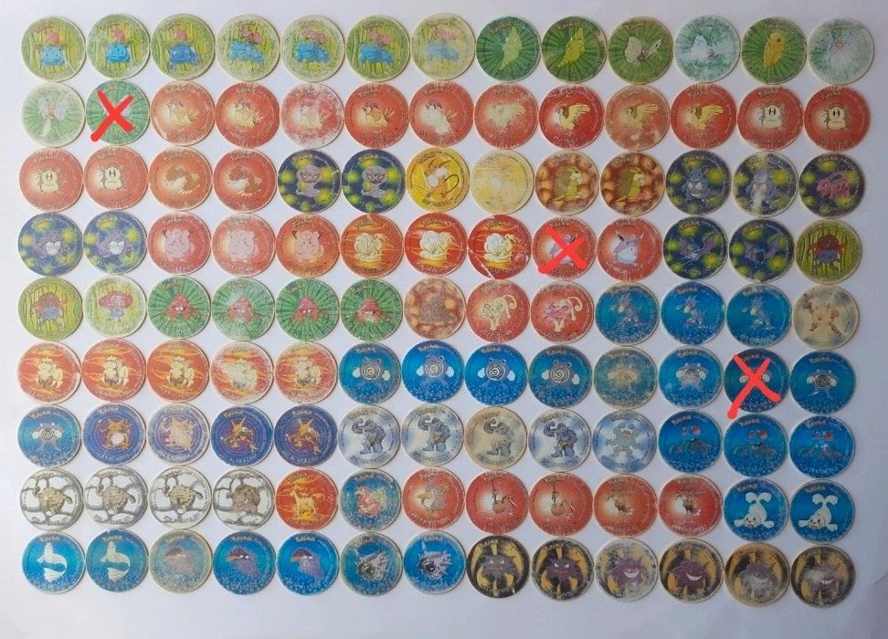 Tazos Pokemon 2 - venda à unidade