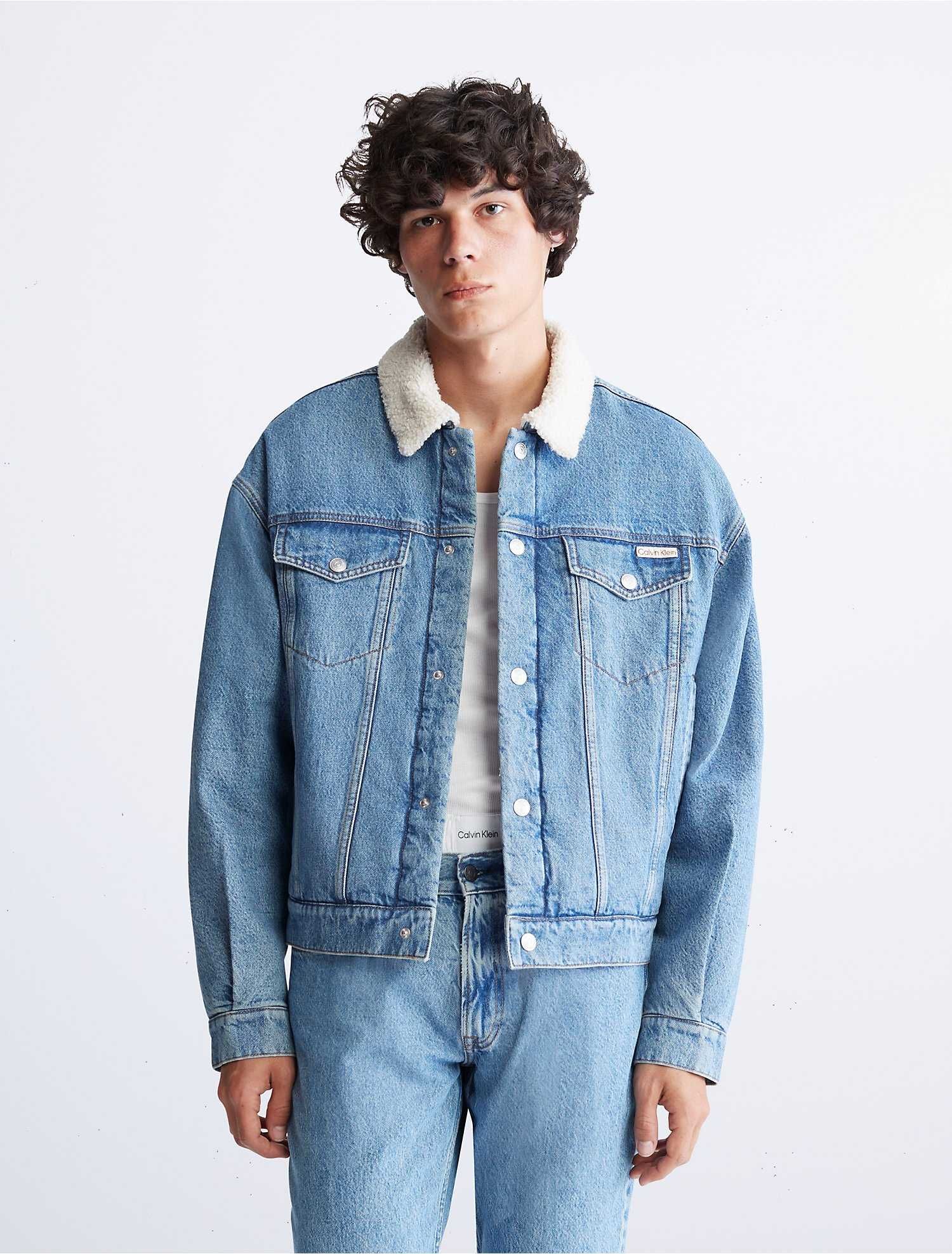 Calvin klein sherpa pullover new arrivals