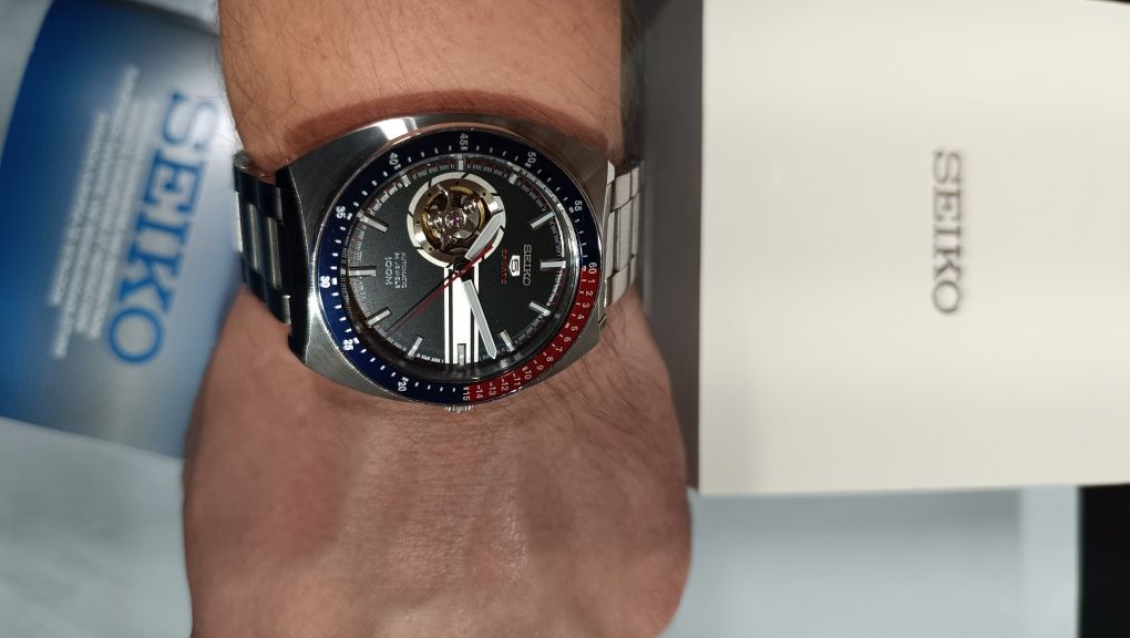 Seiko ssa329k1 open heart 5 Sport Pabianice OLX.pl