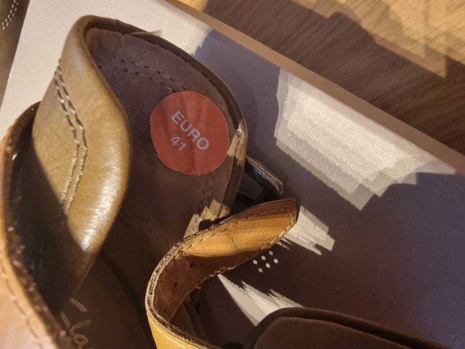 Buty damskie Clarks rozm. 41 skóra