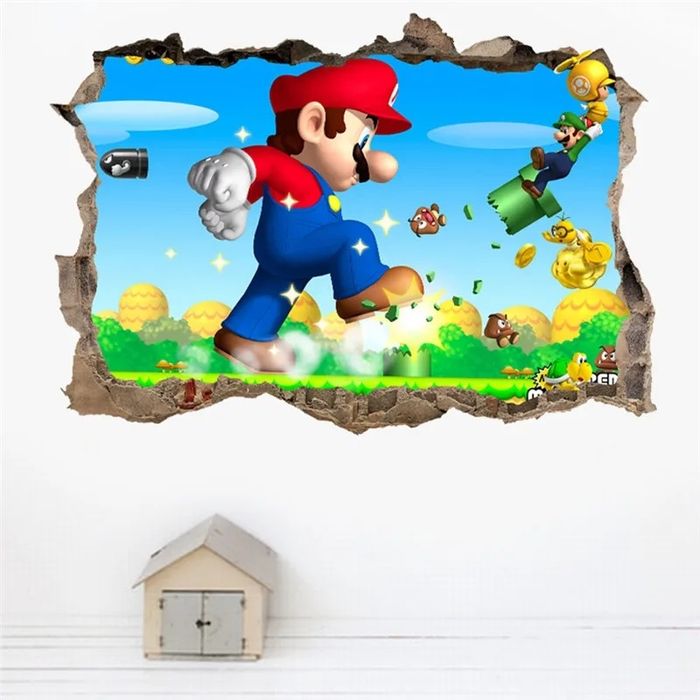 Autocolante parede super Mário BROS