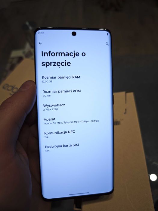 Smartfon Motorola edge 50 pro 12/512GB Funkcje AI Gwarancja
