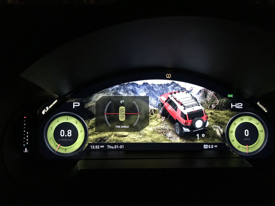 Новинка!! Toyota FJ Cruiser приборная панель FULL LED