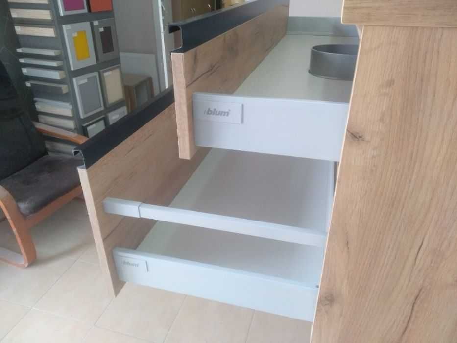 Szafka pod umywalkę - BLUM - PRODUCENT meble łazienkowe - dąb craft
