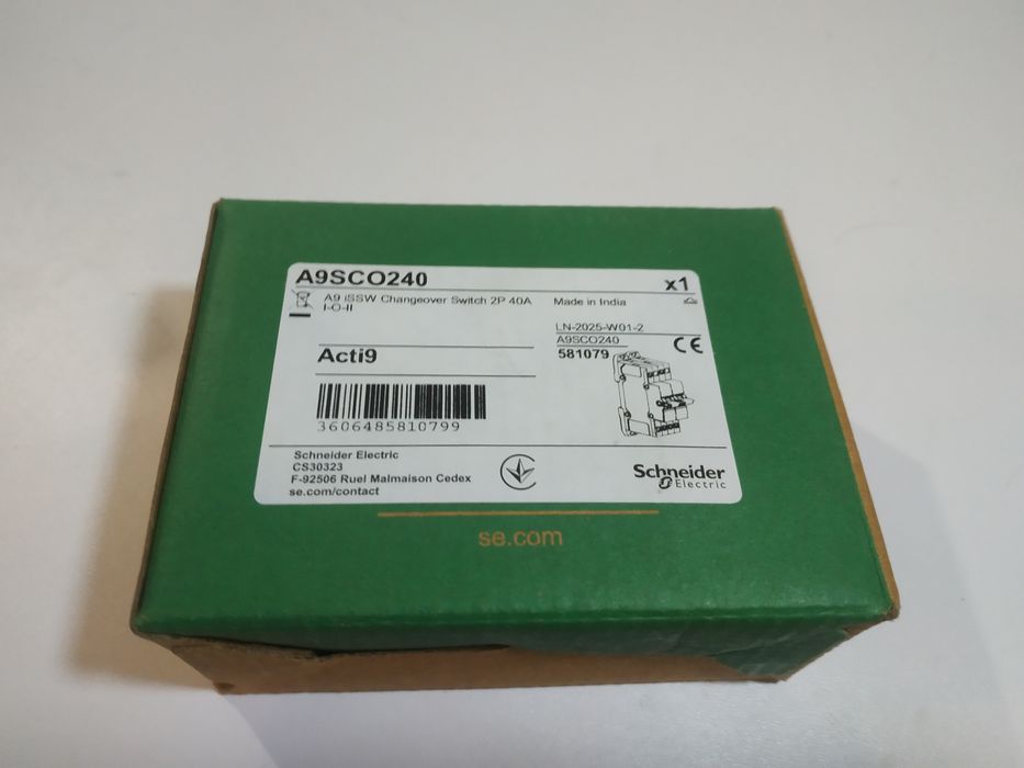 Schneider.Трёх позиционный переключатель 40 ампер