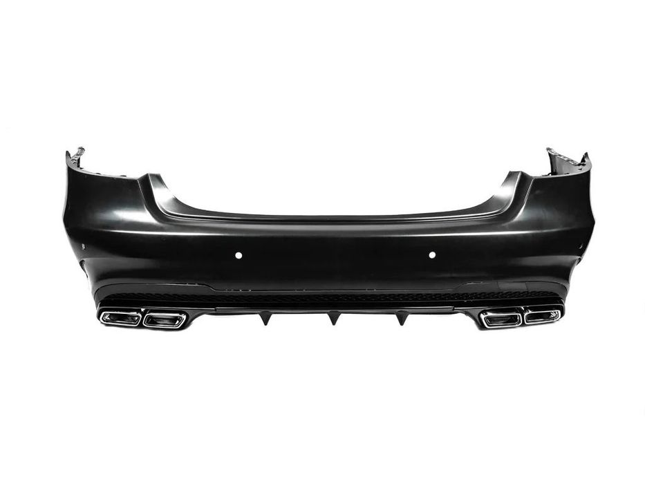 Mercedes E-сlass W212 2013-2016р Задній бампер з дифузором E63 AMG