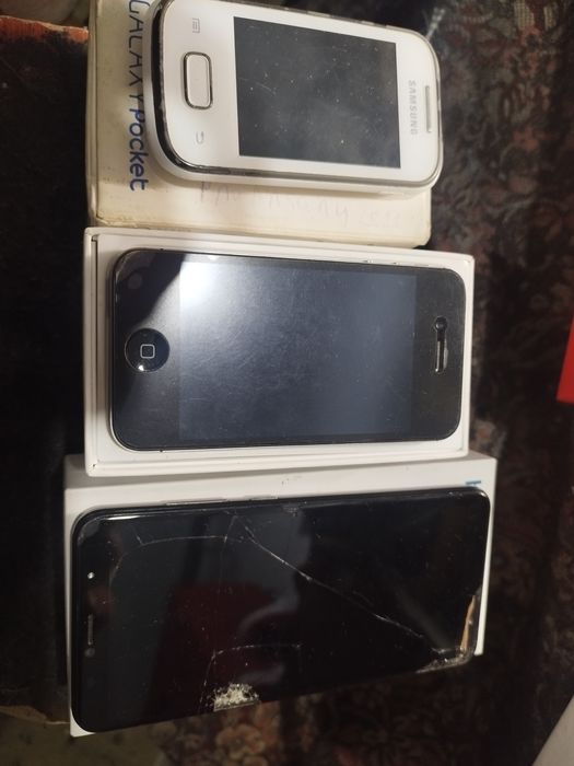 Продам телефоны есть рабочие и не рабочие