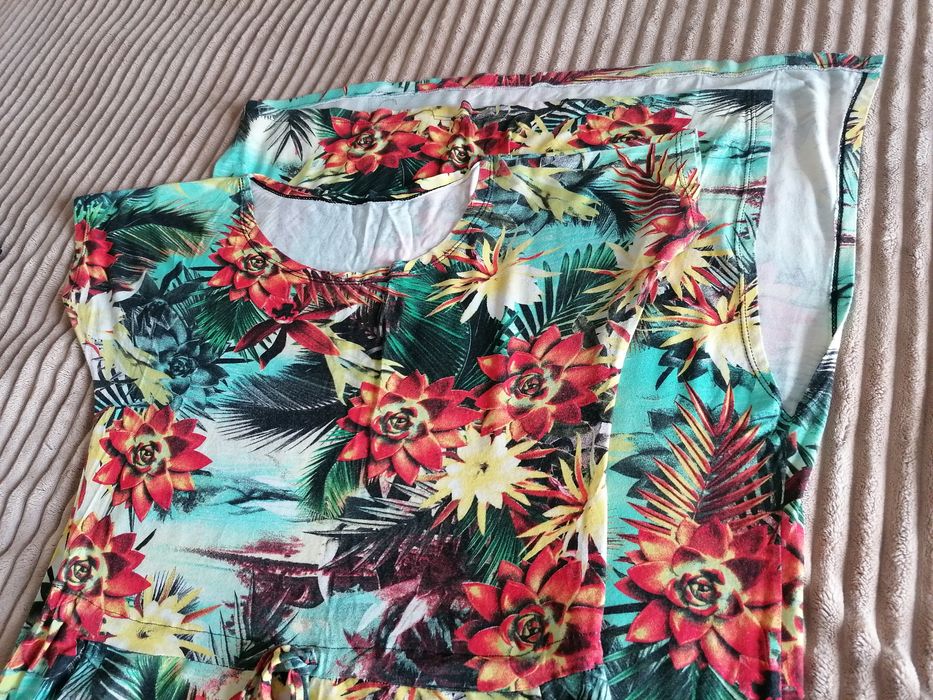 Vestido longo colorido