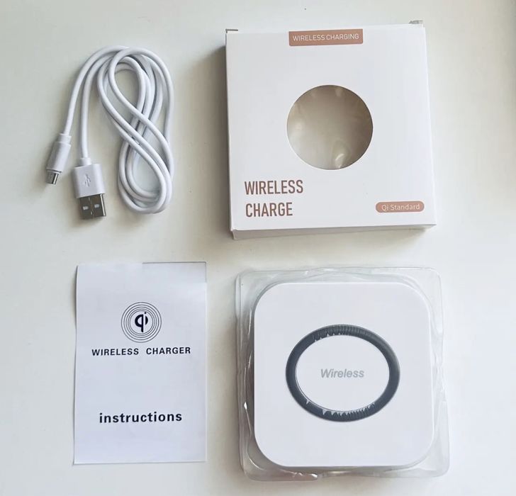 Бездротова швидка зарядка Qi Wireless 15W