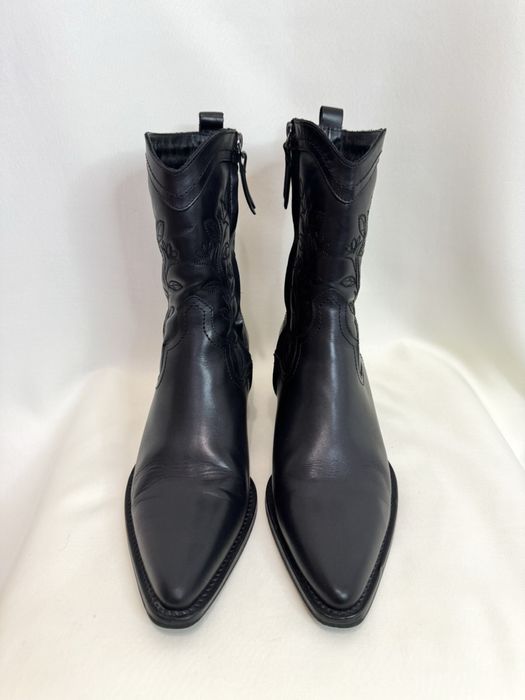 Шкіряні черевики козаки Massimo Dutti (Іспанія), р. 38 (37)