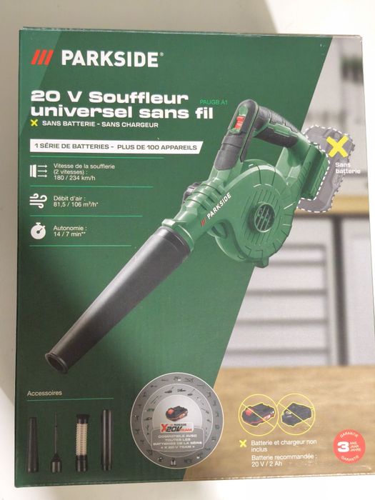 Soprador 20v Parkside
