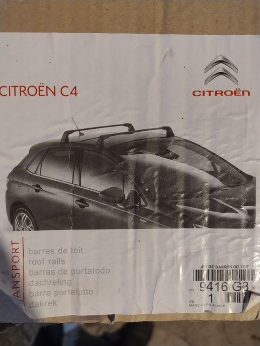 Belki bagażnik Citroen C4 II