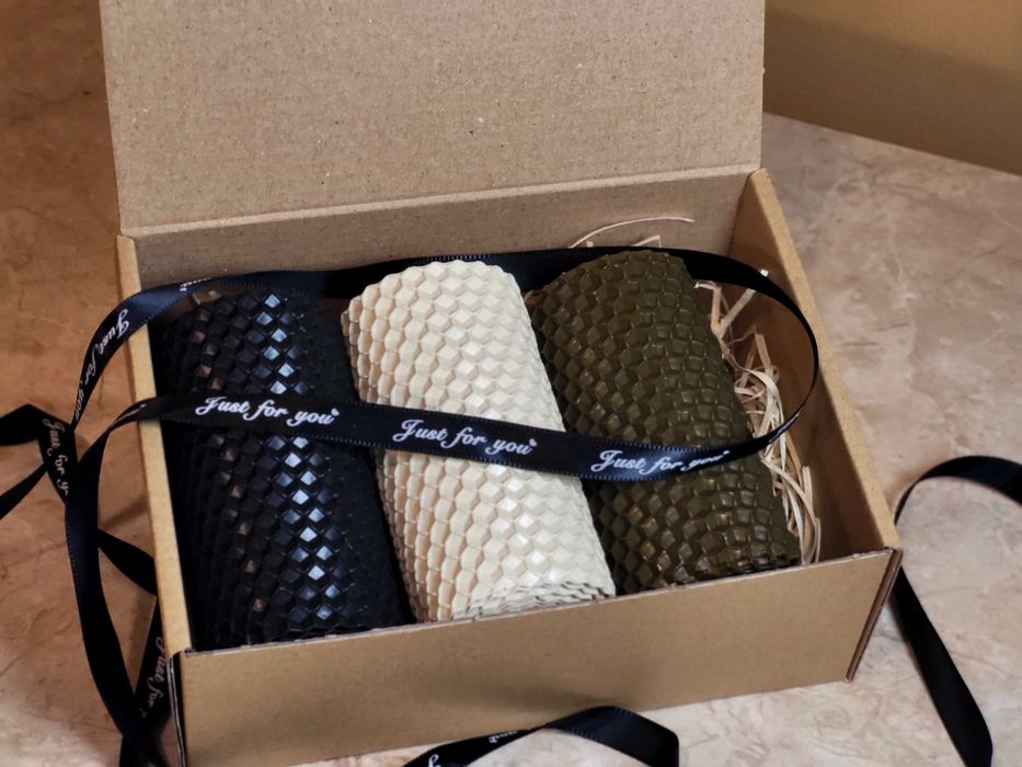 Świece z naturalnego wosku