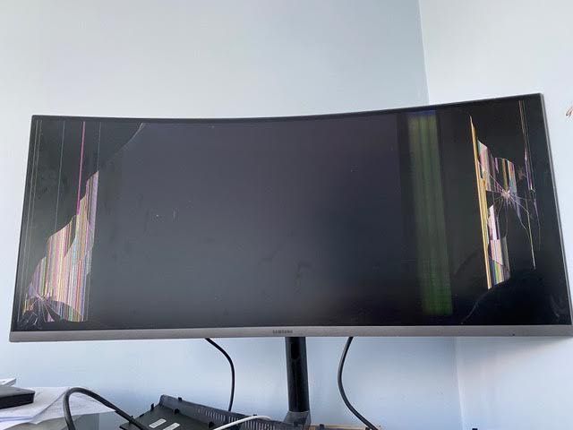 Monitor Samsung C34H89 panoramiczny 34” uszkodzony