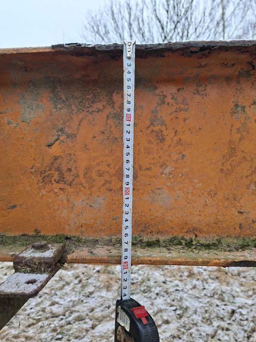 Przyczepa platforma do bel, balotów slomy siana