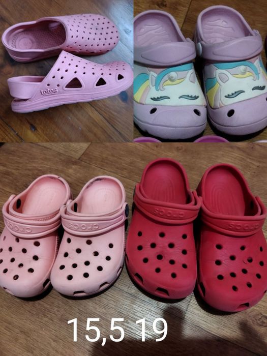 Фірмові крокси crocs totes шльопки босоніжки  20,21,22 і  25,26,27 до 33-36
