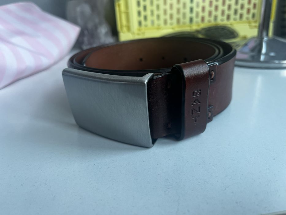 Pasek skórzany Gant