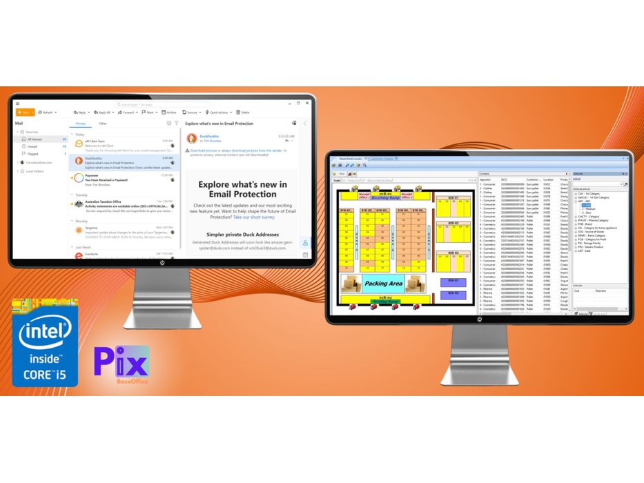 Pix BaseOffice V3 PC stacjonarny I5 8GB/500GB HDD Win10 Pro DVD WiFi