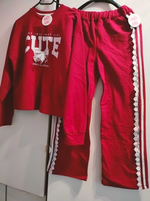 Nowy dres bawełniany 146cn