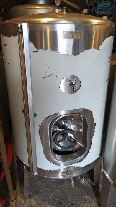 Cuba inox de 550 litros