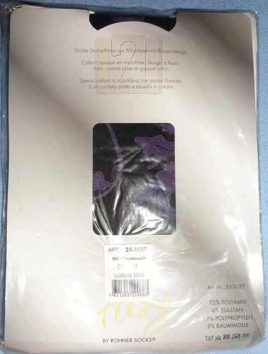 Collants novos Flexy Giapponese M - Modelo 33-3027 - SALDO