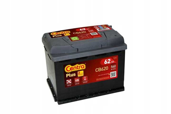 Akumulator Centra Plus 62Ah 540A CB620 P+