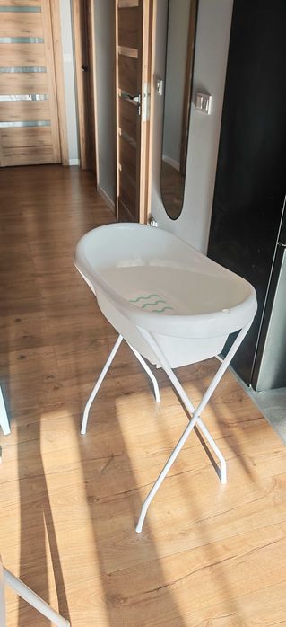 Wanienka Ikea LATTSAM dziecięca + Stojak