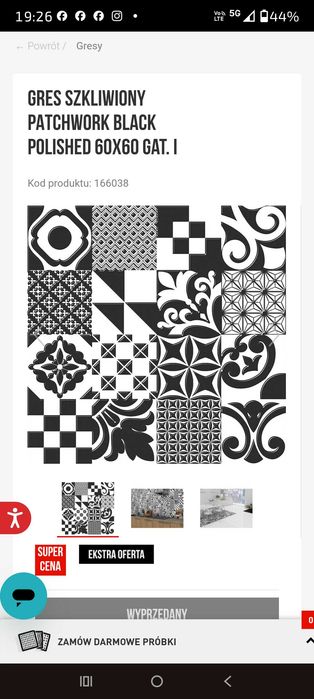 Gres szkliwiony Patchwork
