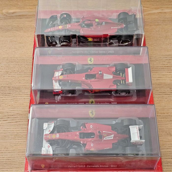 Ferrari F1 Miniaturas escala 1/24 (conjunto novo)