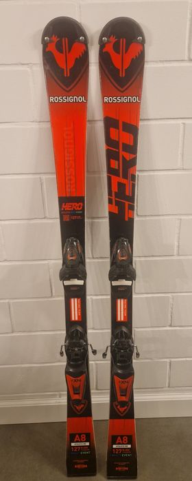 Narty juniorskie ROSSIGNOL HERO MULTIEVENT 127 cm z wiazaniami