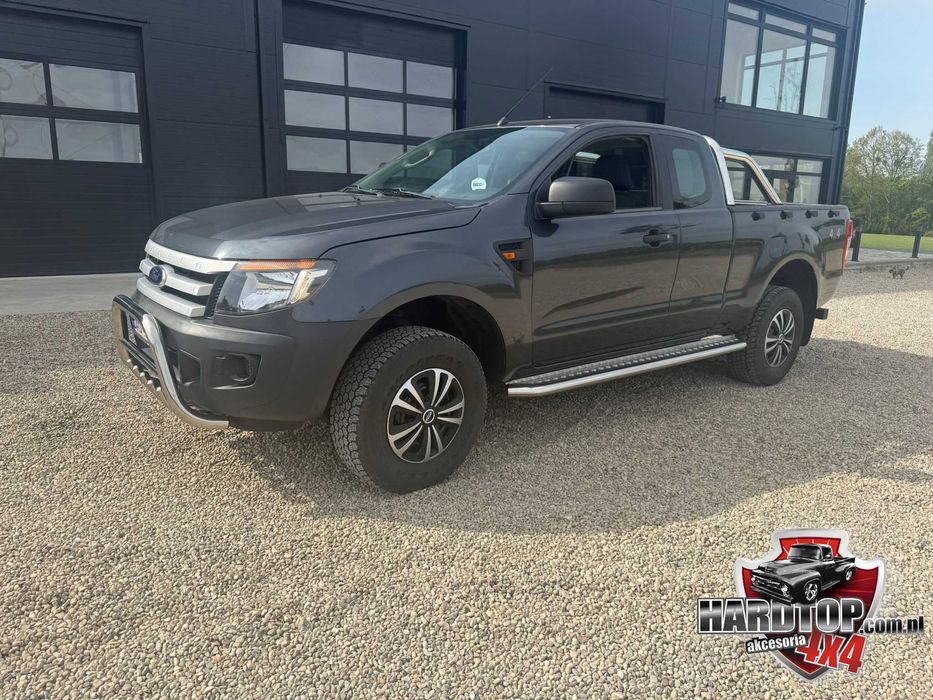 Orurowanie Boczne PROGI Stopnie Blacha Ryflowana Ford Ranger 1.5 cab