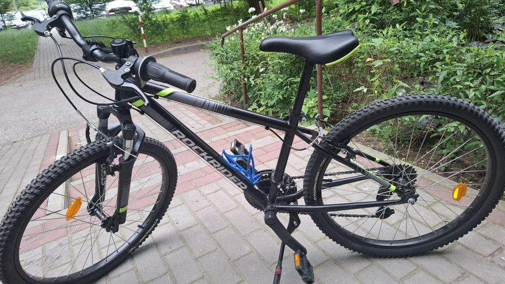Rower Rockrider 24" Decathlon czarny