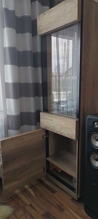 Witryny plus szafka rtv  Black Red White