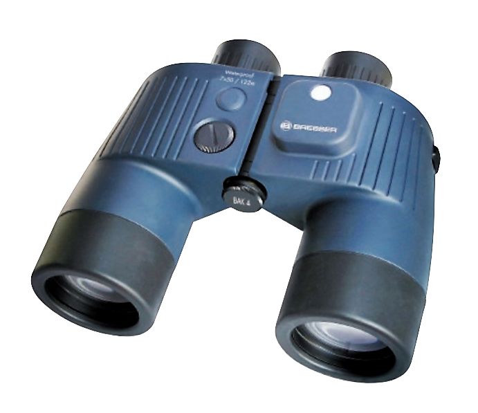 Binóculos: Bresser Binocon 7x50 c/Bússola p/Náutica/Caça