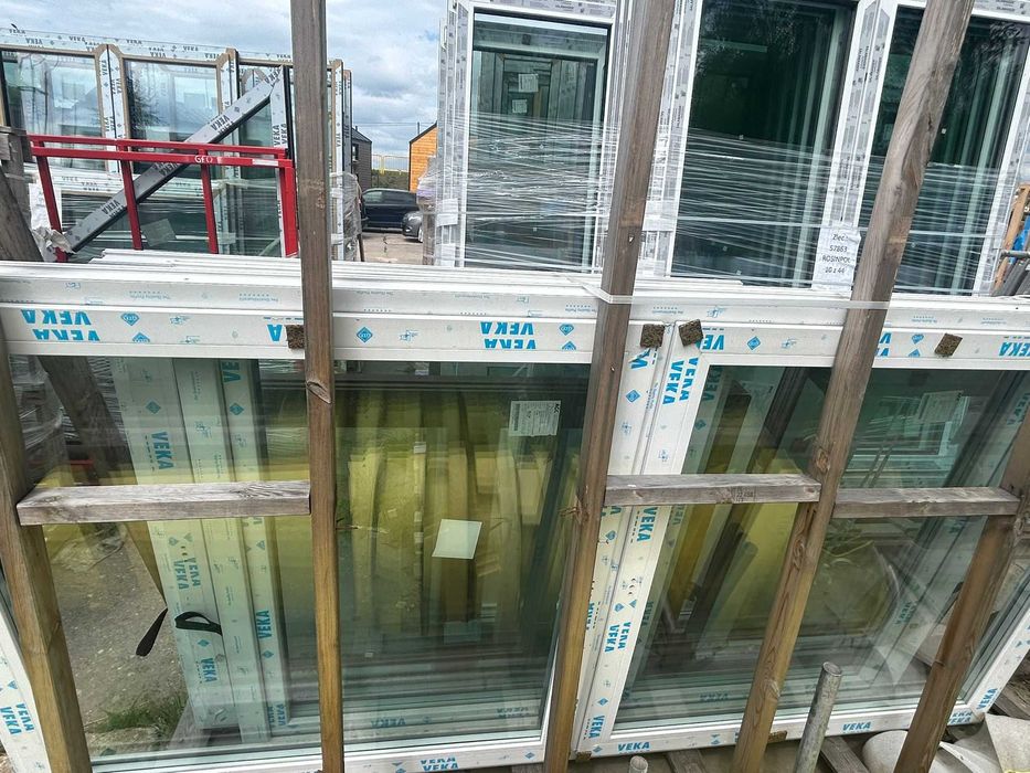 Okno PVC VEKA Softline 76 MD 2750x1400 3-szybowe białe RU
