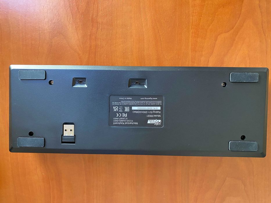 RK61 60% Wireless Mechanical Keyboard (Single Color Backlit)