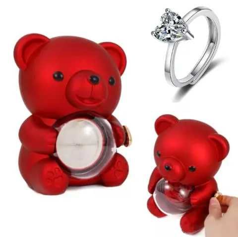 Скринька для прикрас +троянда +кільце +підвіска Шкатулка для украшений