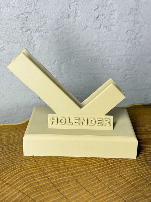 Elegancki stojak na wizytówki, wizytownik z personalizowanym napisem